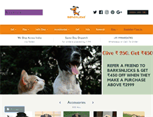 Tablet Screenshot of barksnlicks.com